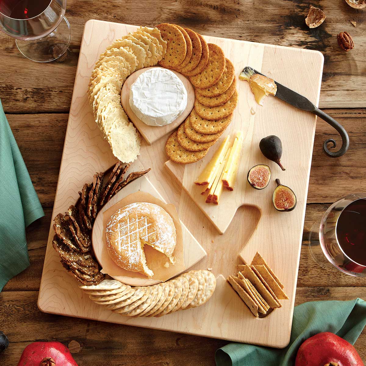 Cheese & Crackers Serving Board