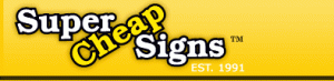 Super Cheap Signs Couoons