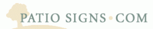 Patio Signs Couoons