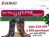 Nomad Footwear Couoons