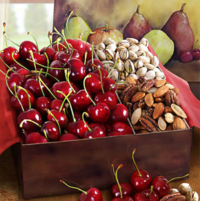 Sweet Bing Cherry, Pistachio & Mixed Nut Gift Box
